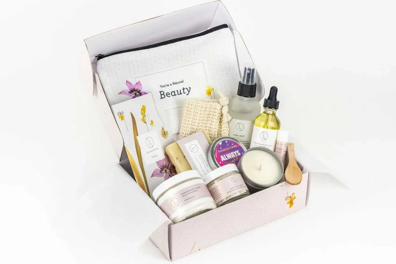 Spa Gift Box, Natural Lavender Bath & Body Relaxing Package for Friend - BIG FRENCHIES