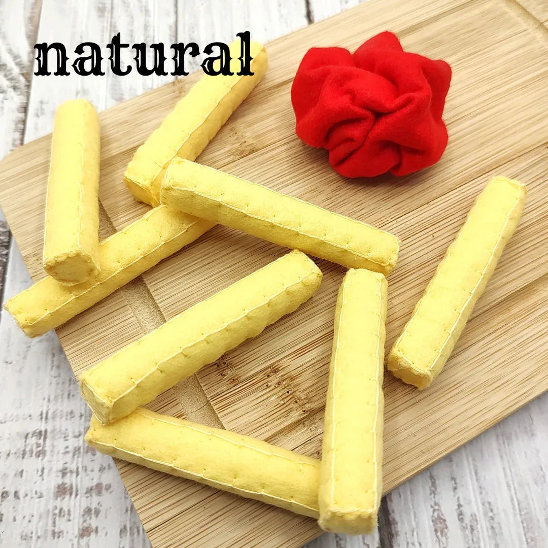 French fries handmade "cutting", roasted sweet potato play food - BIG FRENCHIES