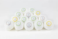 Bulk - 100 Natural Vegan Mix scents Bath Bombs - White - BIG FRENCHIES