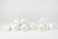 Bulk - 100 Natural Vegan Mix scents Bath Bombs - White - BIG FRENCHIES