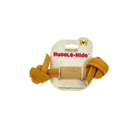 Huggle-Hide® Natural Leather Bone Dog Toy, 3 Pack - BIG FRENCHIES