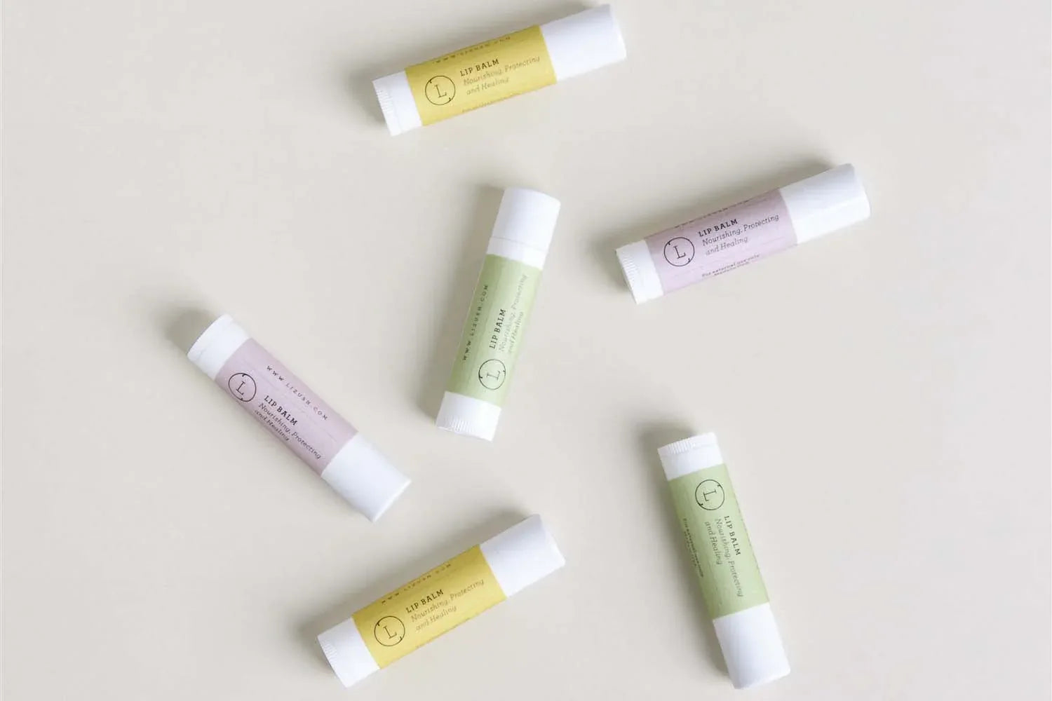 Lip Balm, Set of 3 Natural Unscented Lip Balms - BIG FRENCHIES