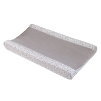 Together is Better White and Taupe Lamb Super Soft Changing Pad Cover - BIG FRENCHIES