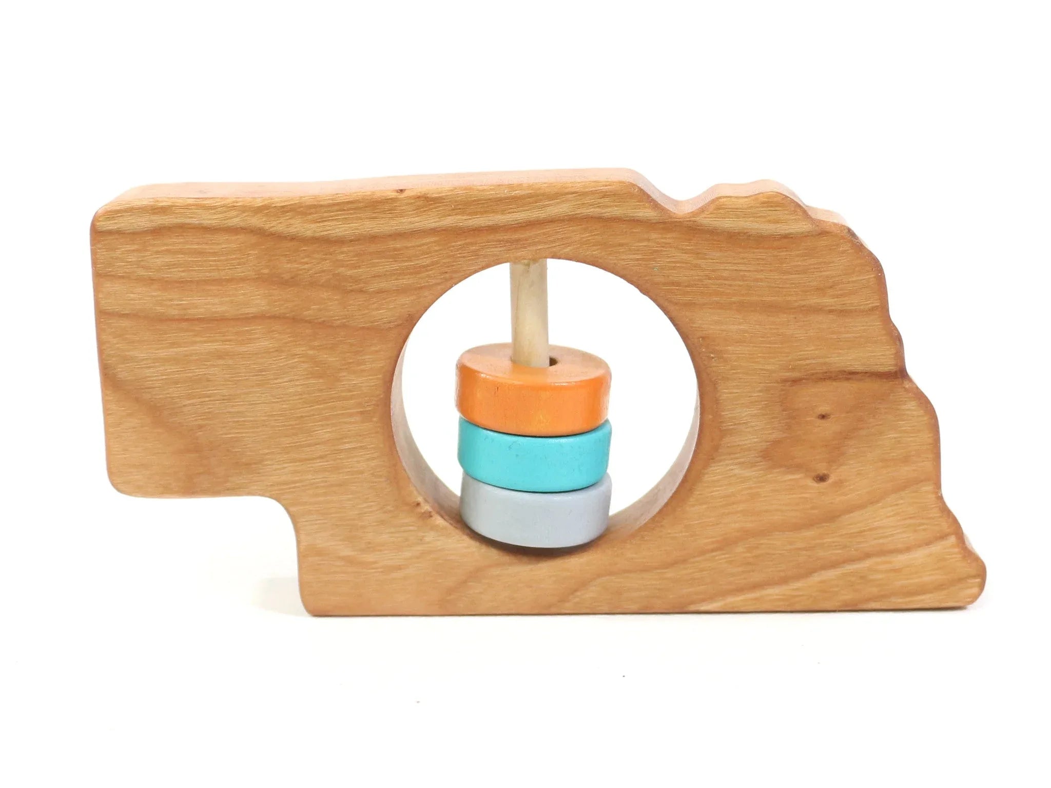Nebraska State Wooden Baby Rattle™ - BIG FRENCHIES