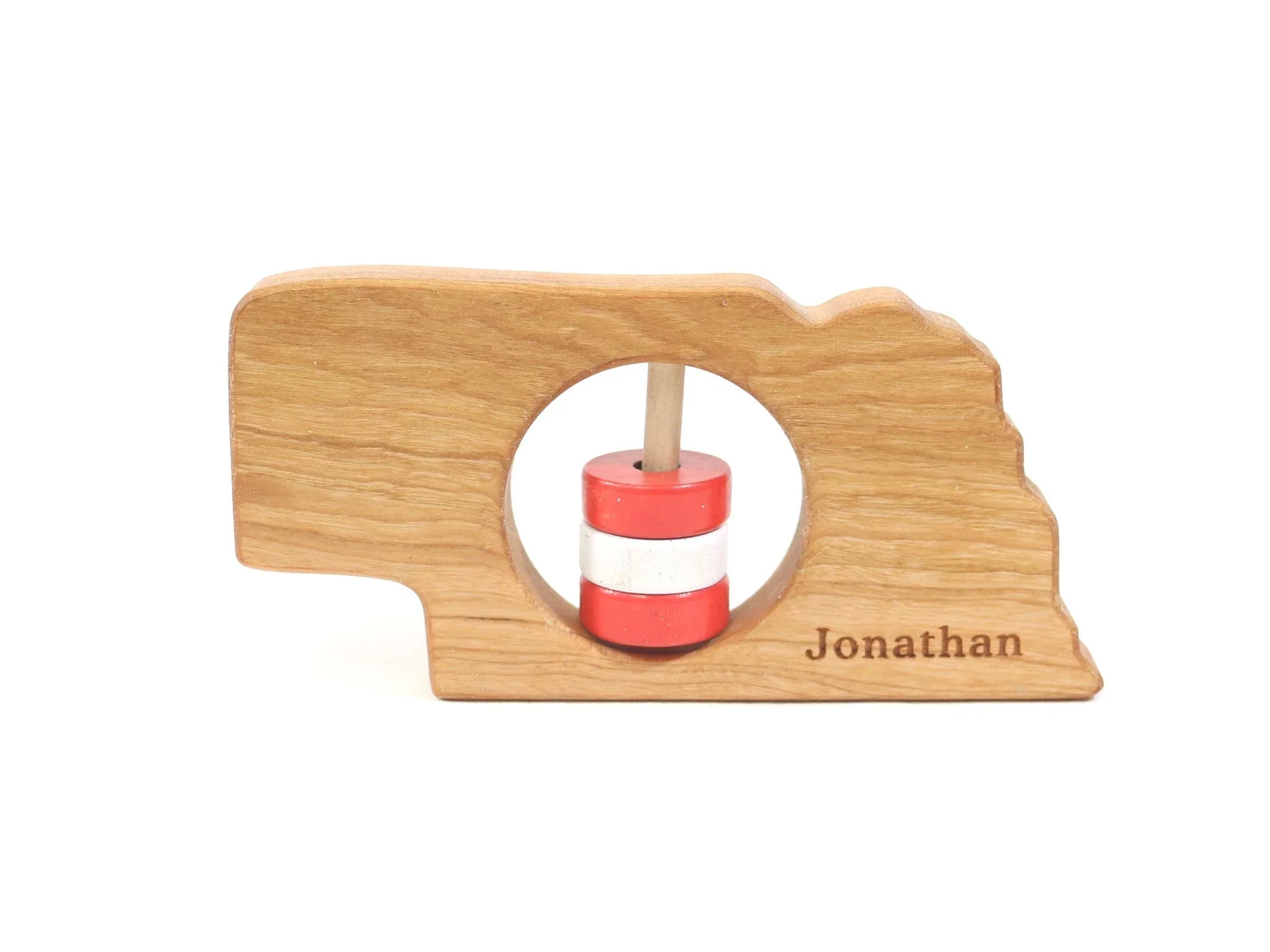 Nebraska State Wooden Baby Rattle™ - BIG FRENCHIES