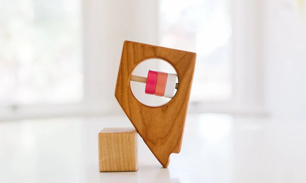 Nevada State Wooden Baby Rattle™ - BIG FRENCHIES