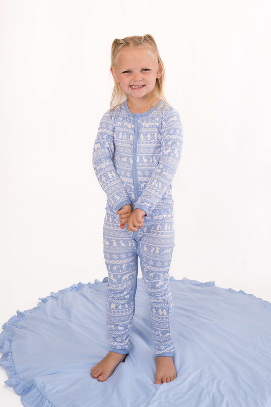 Arctic Fair Isle | Snap Romper - BIG FRENCHIES