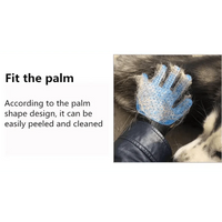 New Efficient Pet Grooming Cleaning Gentle Brush Gloves Pet Hair Remover Gloves