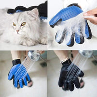 New Efficient Pet Grooming Cleaning Gentle Brush Gloves Pet Hair Remover Gloves