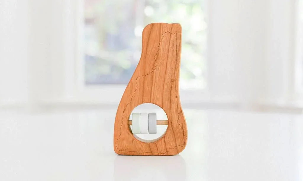 New Hampshire State Wooden Baby Rattle™ - BIG FRENCHIES
