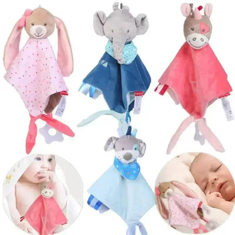 New Incredible Stuffed Toys Soft Animal Rabitt Kids Toy Soothe Appease Towel Saliva Plush Toy for Sleep Pacify Toy Infants Newborn Doll Baby Toys 0 12 Months - BIG FRENCHIES