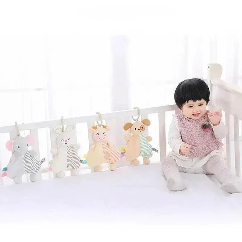 New Incredible Stuffed Toys Soft Animal Rabitt Kids Toy Soothe Appease Towel Saliva Plush Toy for Sleep Pacify Toy Infants Newborn Doll Baby Toys 0 12 Months - BIG FRENCHIES