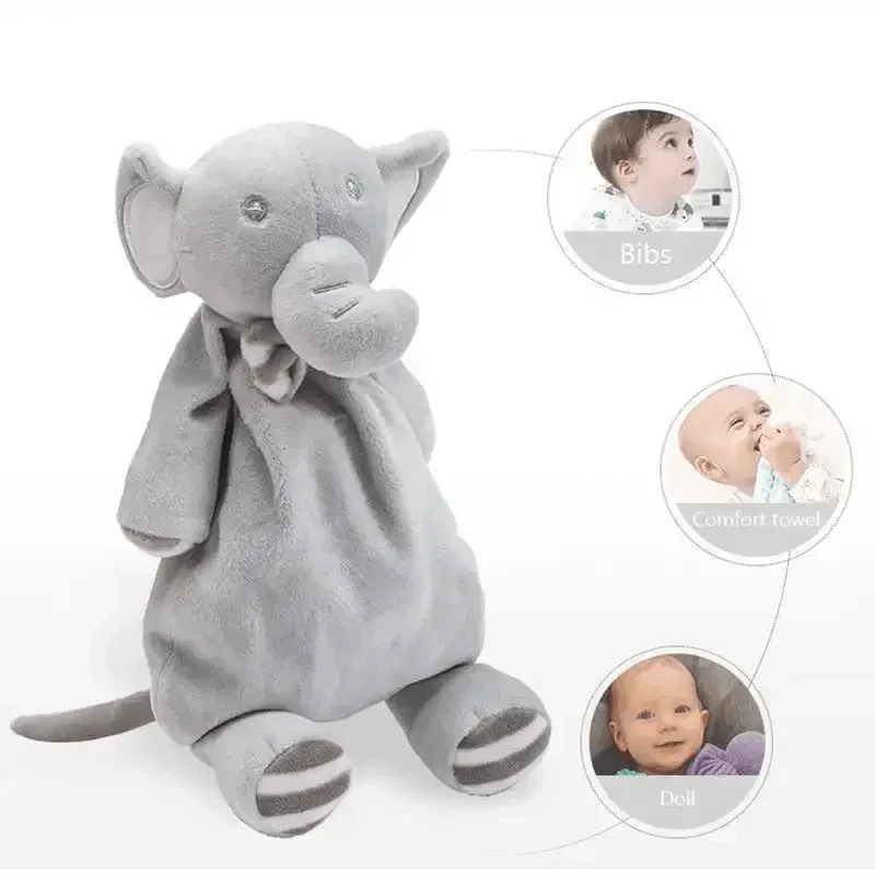 New Incredible Stuffed Toys Soft Animal Rabitt Kids Toy Soothe Appease Towel Saliva Plush Toy for Sleep Pacify Toy Infants Newborn Doll Baby Toys 0 12 Months - BIG FRENCHIES