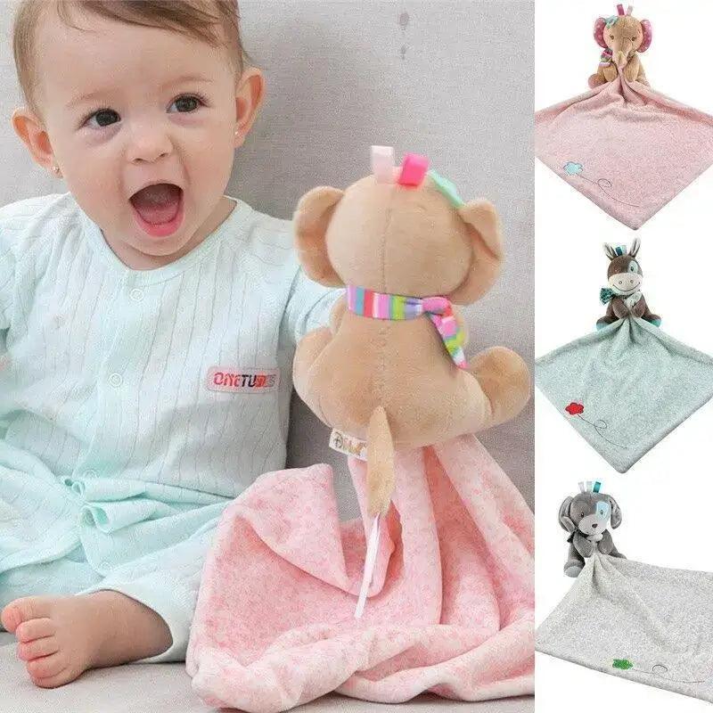 New Incredible Stuffed Toys Soft Animal Rabitt Kids Toy Soothe Appease Towel Saliva Plush Toy for Sleep Pacify Toy Infants Newborn Doll Baby Toys 0 12 Months - BIG FRENCHIES