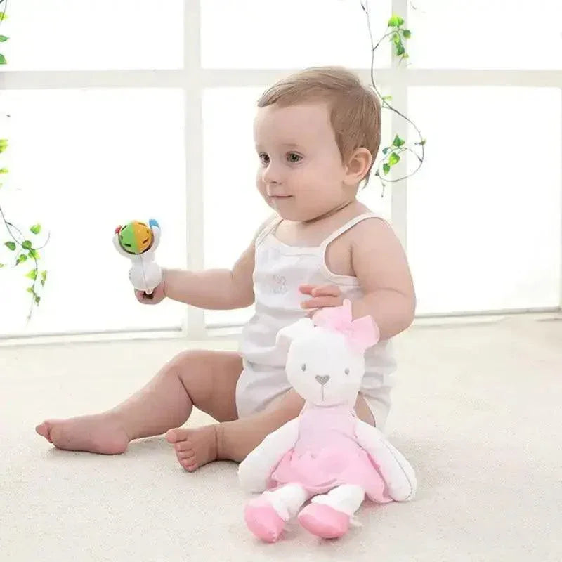 New Incredible Stuffed Toys Soft Animal Rabitt Kids Toy Soothe Appease Towel Saliva Plush Toy for Sleep Pacify Toy Infants Newborn Doll Baby Toys 0 12 Months - BIG FRENCHIES