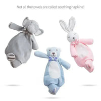 New Incredible Stuffed Toys Soft Animal Rabitt Kids Toy Soothe Appease Towel Saliva Plush Toy for Sleep Pacify Toy Infants Newborn Doll Baby Toys 0 12 Months - BIG FRENCHIES