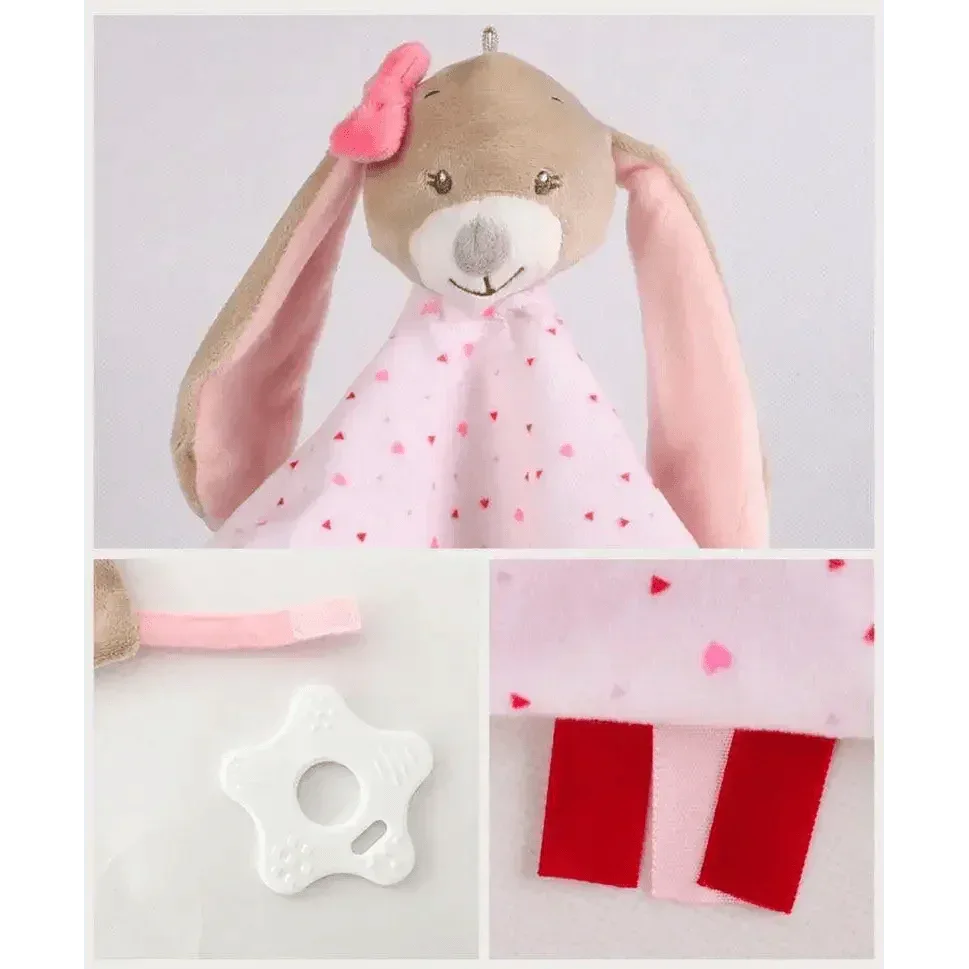 New Incredible Stuffed Toys Soft Animal Rabitt Kids Toy Soothe Appease Towel Saliva Plush Toy for Sleep Pacify Toy Infants Newborn Doll Baby Toys 0 12 Months - BIG FRENCHIES