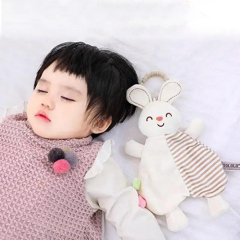 New Incredible Stuffed Toys Soft Animal Rabitt Kids Toy Soothe Appease Towel Saliva Plush Toy for Sleep Pacify Toy Infants Newborn Doll Baby Toys 0 12 Months - BIG FRENCHIES