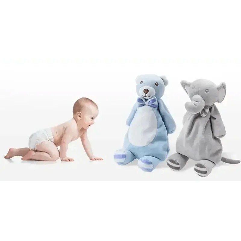 New Incredible Stuffed Toys Soft Animal Rabitt Kids Toy Soothe Appease Towel Saliva Plush Toy for Sleep Pacify Toy Infants Newborn Doll Baby Toys 0 12 Months - BIG FRENCHIES