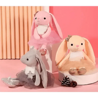 New Incredible Stuffed Toys Soft Animal Rabitt Kids Toy Soothe Appease Towel Saliva Plush Toy for Sleep Pacify Toy Infants Newborn Doll Baby Toys 0 12 Months - BIG FRENCHIES