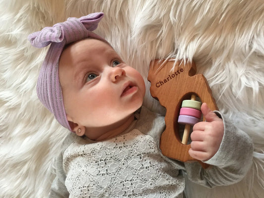 New Jersey State Wooden Baby Rattle™ - BIG FRENCHIES