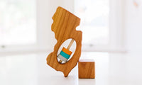 New Jersey State Wooden Baby Rattle™ - BIG FRENCHIES