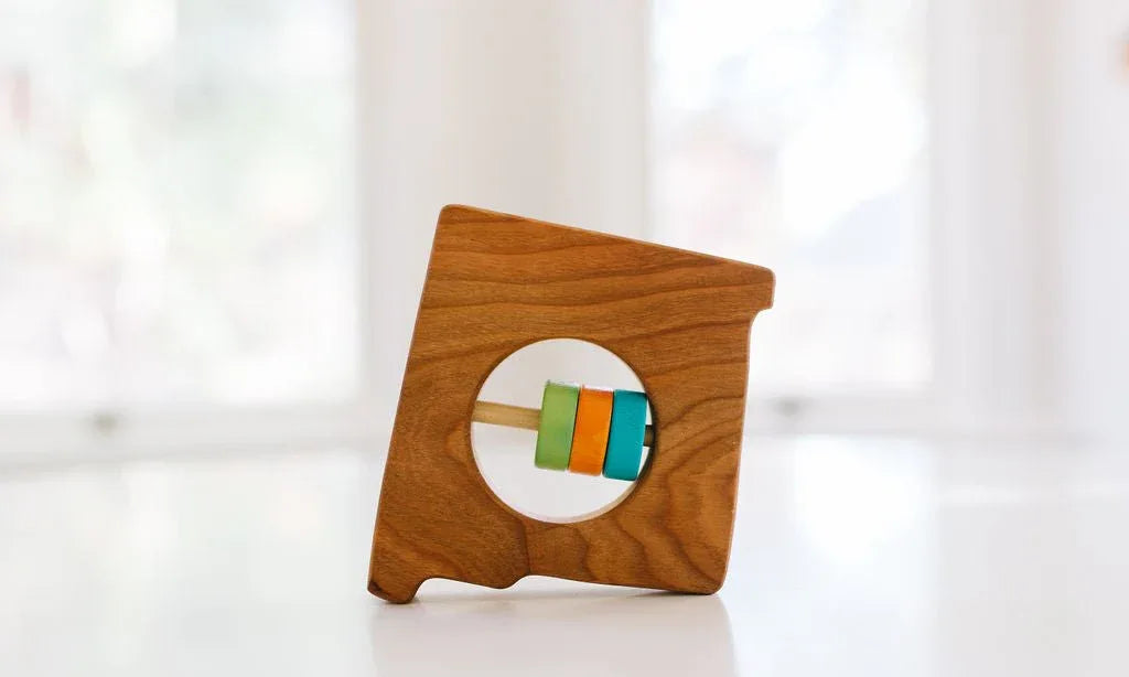New Mexico State Wooden Baby Rattle™ - BIG FRENCHIES