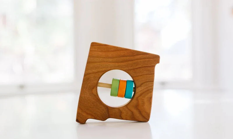 New Mexico State Wooden Baby Rattle™ - BIG FRENCHIES