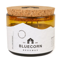 Pure Beeswax Candle in Blown Glass - BIG FRENCHIES