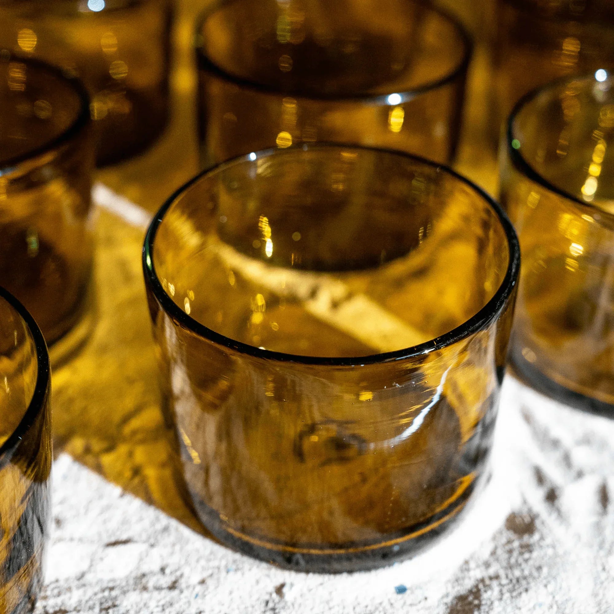 Pure Beeswax Candle in Blown Glass - BIG FRENCHIES