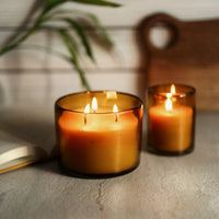 Pure Beeswax Candle in Blown Glass - BIG FRENCHIES