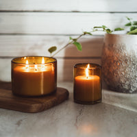 Pure Beeswax Candle in Blown Glass - BIG FRENCHIES