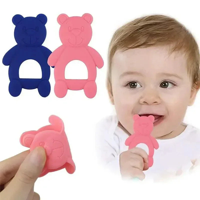 New Silicone Baby Teethers Cute Bear Shape Kids Teethers Safety Children Teething Infants Chewing Toys Newborn Dental Care - BIG FRENCHIES
