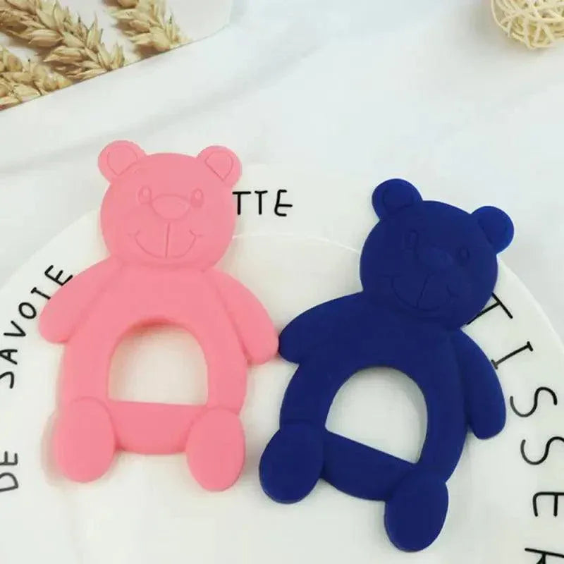 New Silicone Baby Teethers Cute Bear Shape Kids Teethers Safety Children Teething Infants Chewing Toys Newborn Dental Care - BIG FRENCHIES