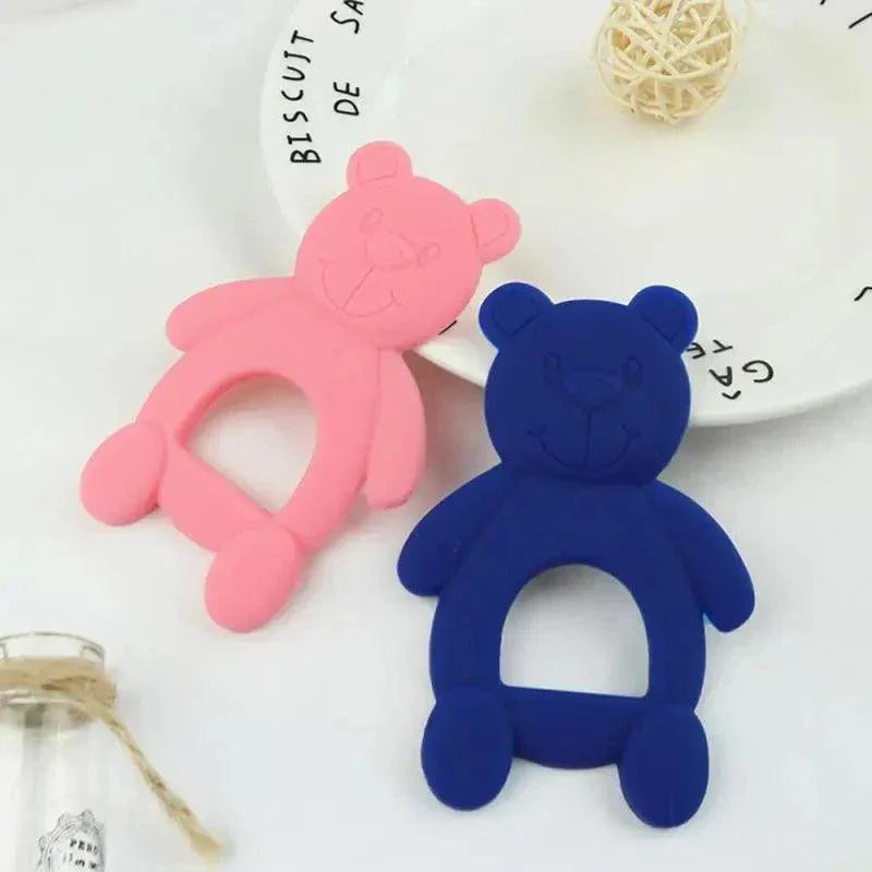 New Silicone Baby Teethers Cute Bear Shape Kids Teethers Safety Children Teething Infants Chewing Toys Newborn Dental Care - BIG FRENCHIES