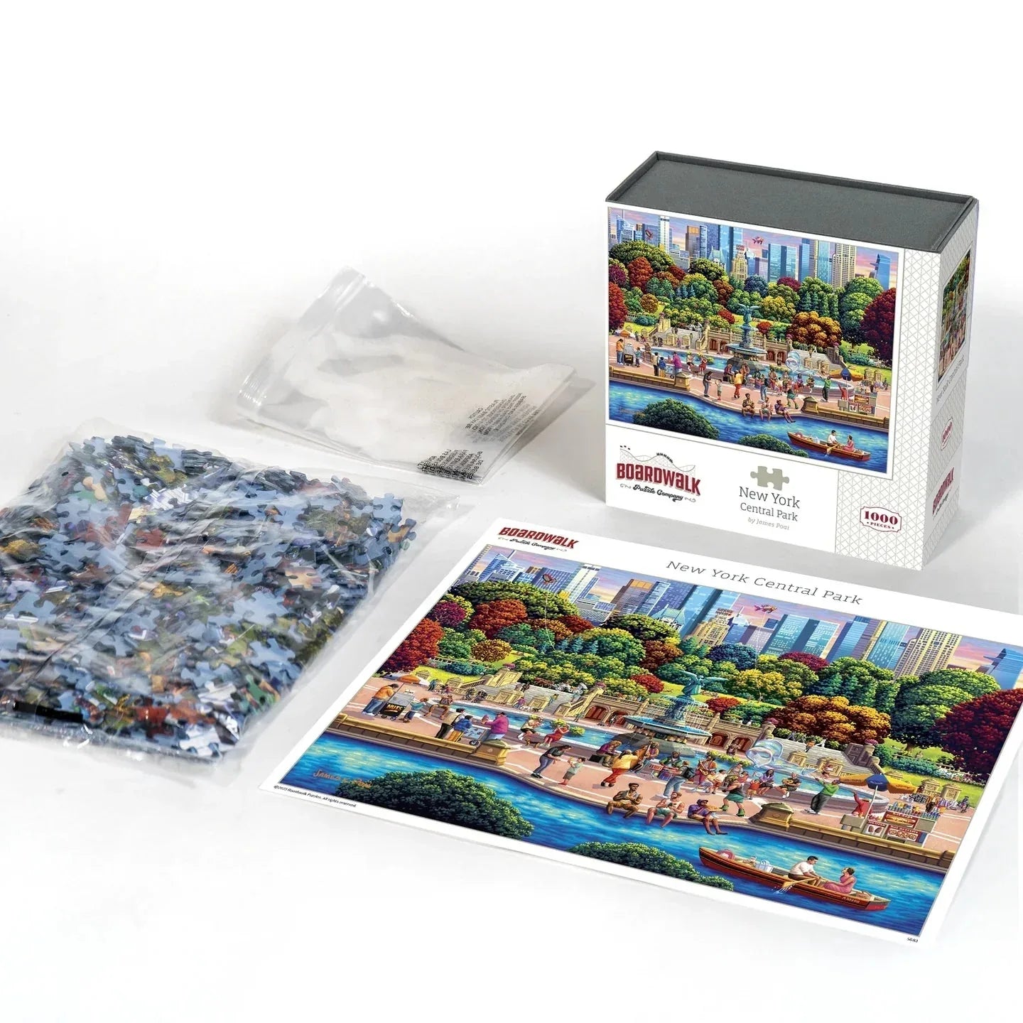 New York Central Park 1000 Piece Jigsaw Puzzle by Boardwalk Puzzle Company - BIG FRENCHIES