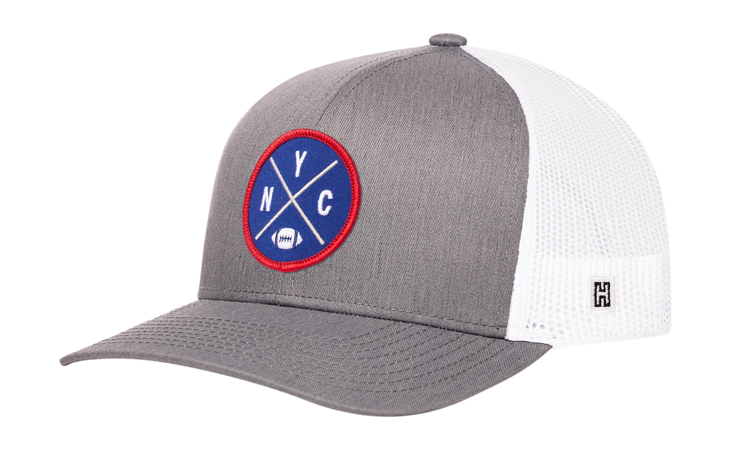 New York Trucker Hat  |  Black NYC X Football Snapback