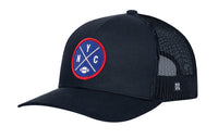 New York Trucker Hat  |  Black NYC X Football Snapback