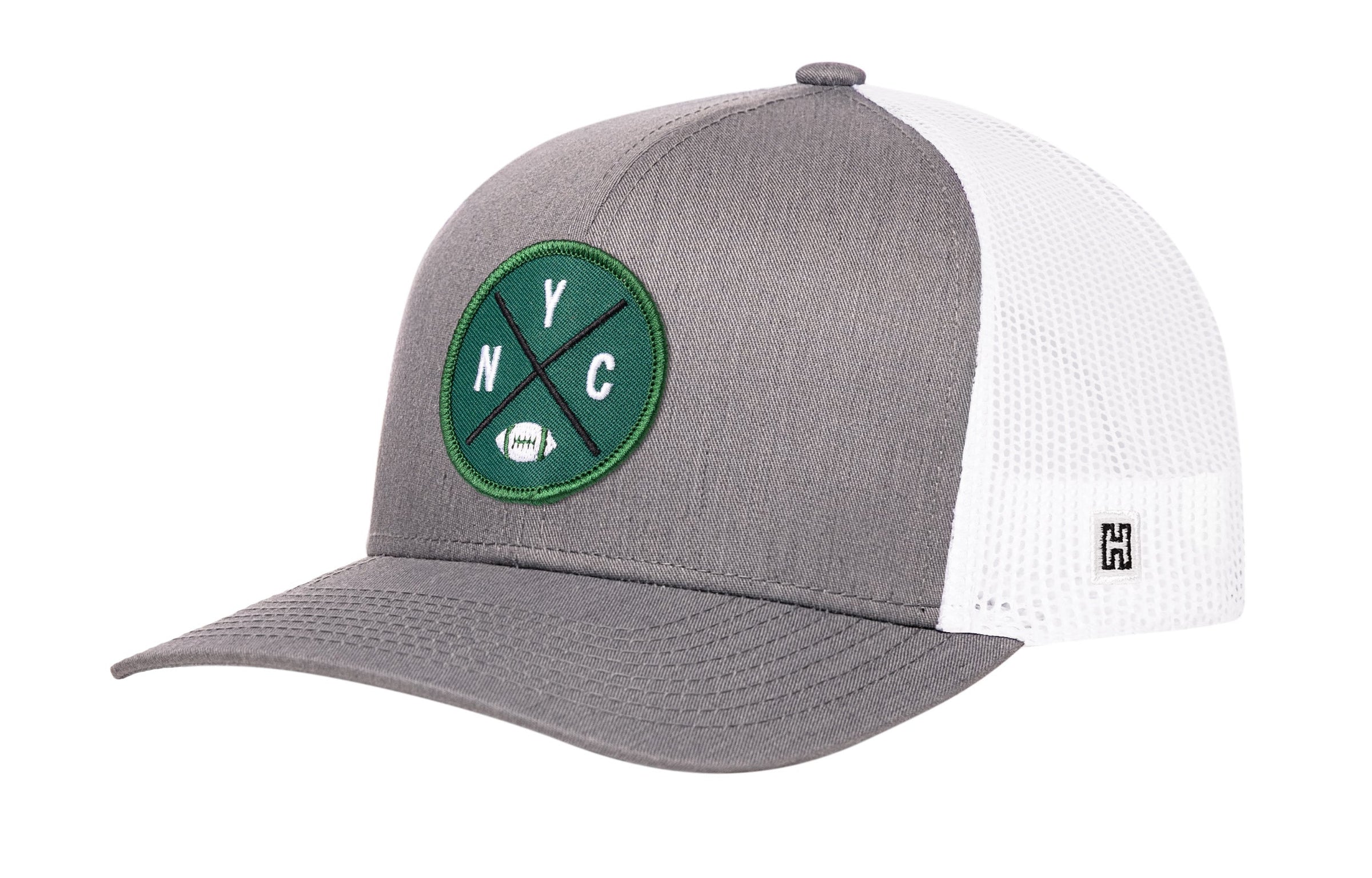 New York Trucker Hat  |  Black NYC X Football Snapback