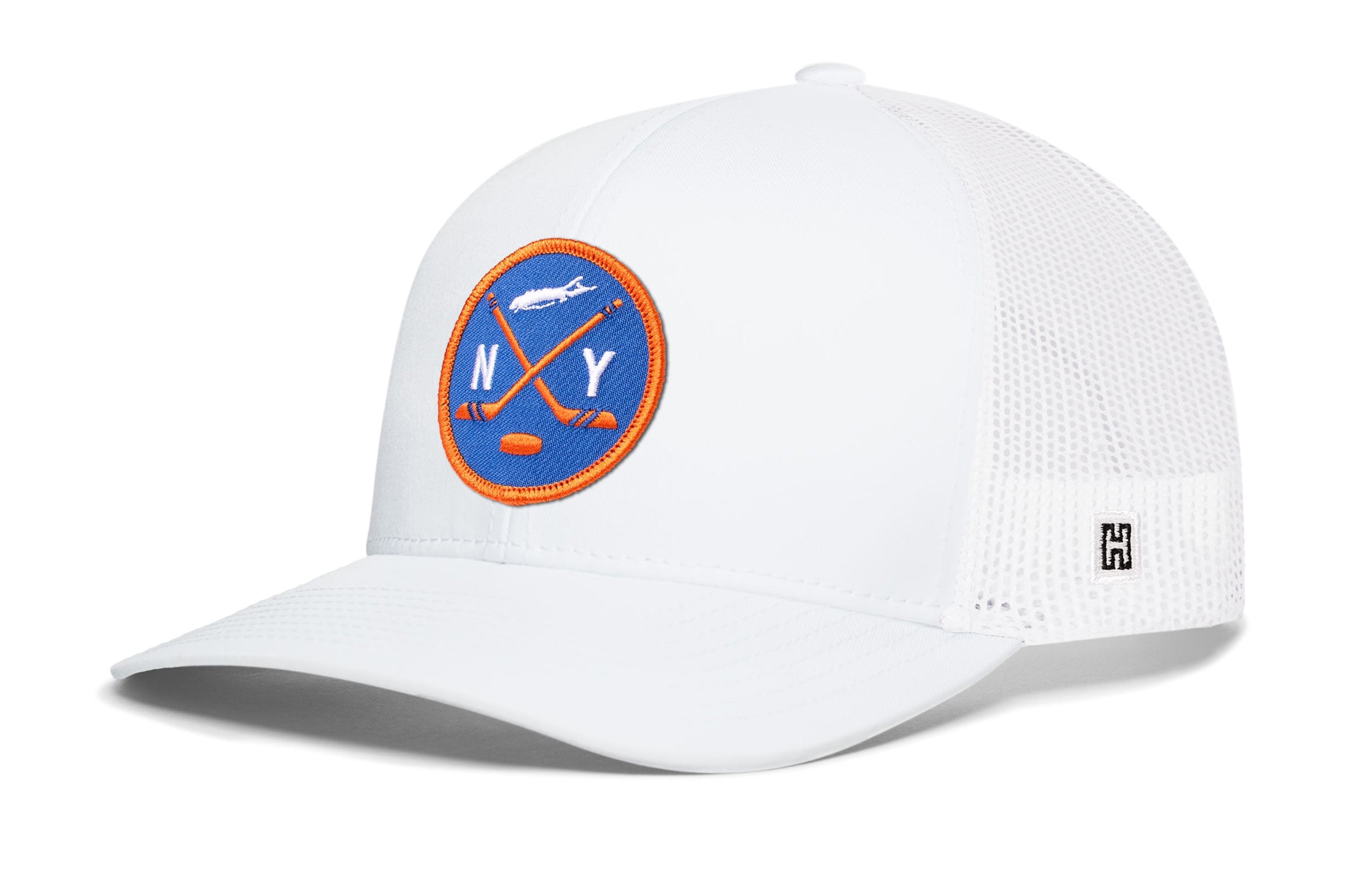 New York Hockey Trucker Hat  |  NY X Snapback