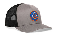 New York Hockey Trucker Hat  |  NY X Snapback
