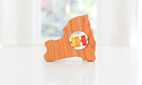 New York State Wooden Baby Rattle™ - BIG FRENCHIES