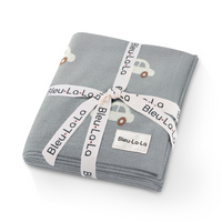 100% Cotton Luxury Knit Car Swaddle Blanket