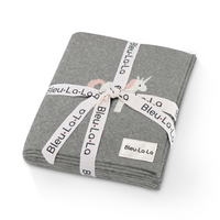 Whimsy Collection - Luxury 100% Cotton Knit Swaddle Baby Blanket