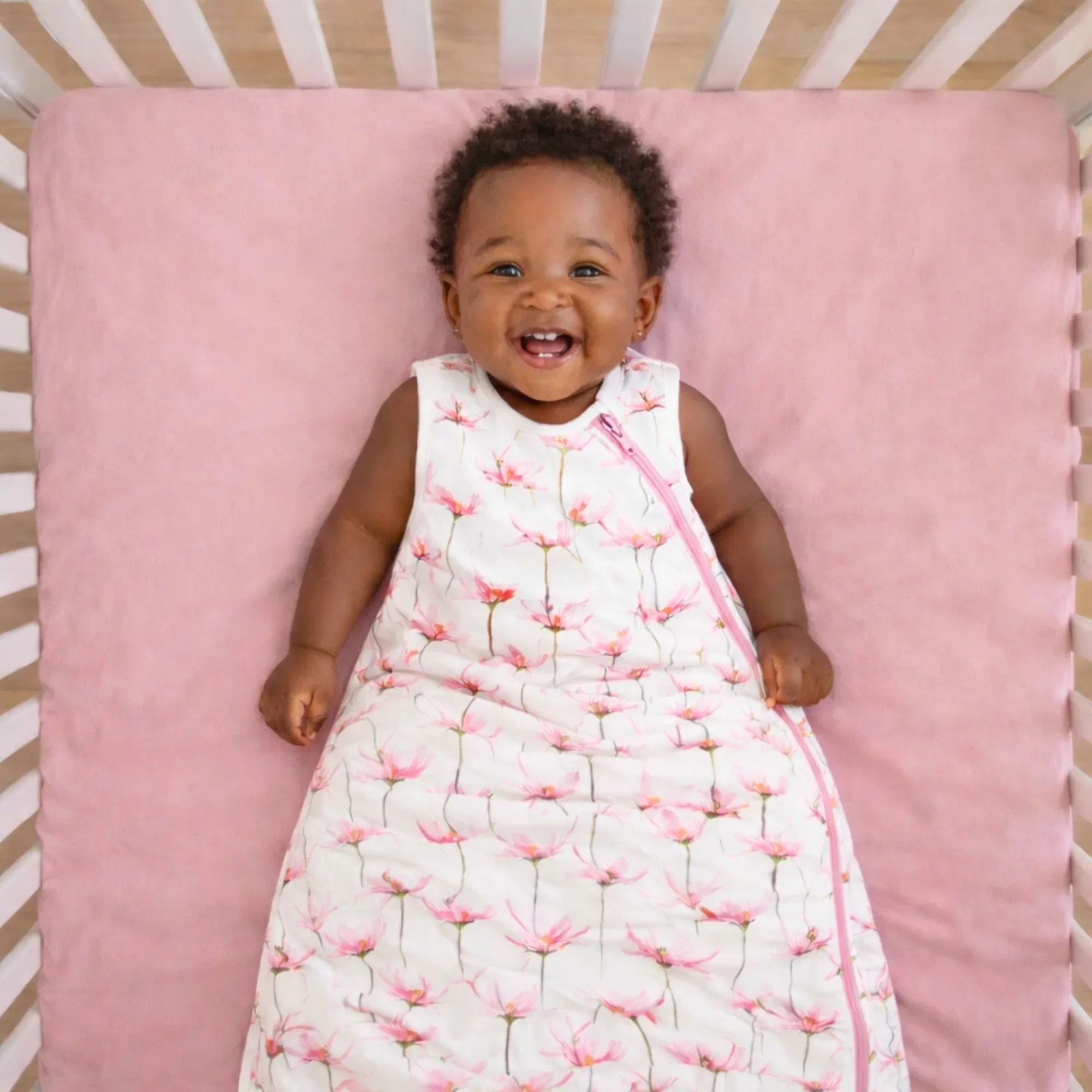 One & Done Sleep Sack - Pink Petals - BIG FRENCHIES