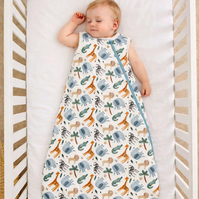 One & Done Sleep Sack - Safari Animals - BIG FRENCHIES