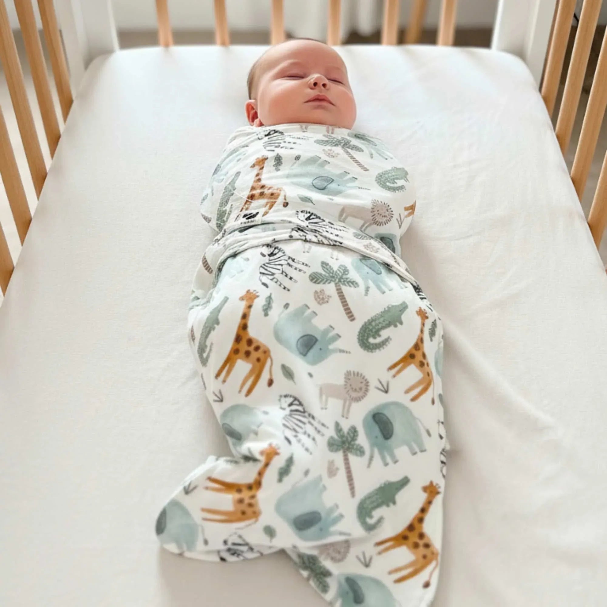 Snugababe Swaddle™ Sleep Pod - Safari Animals - BIG FRENCHIES