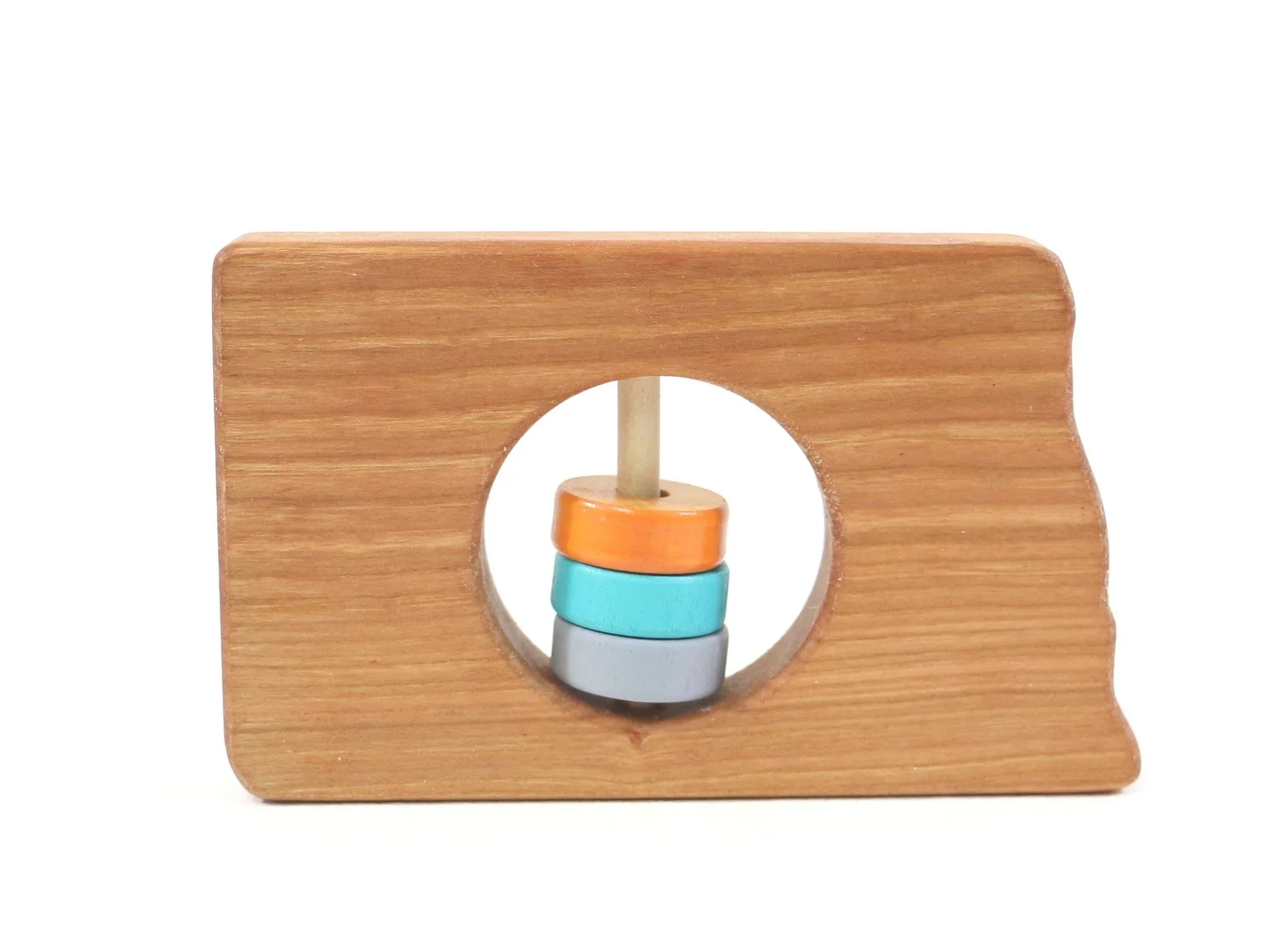 North Dakota State Wooden Baby Rattle™ - BIG FRENCHIES