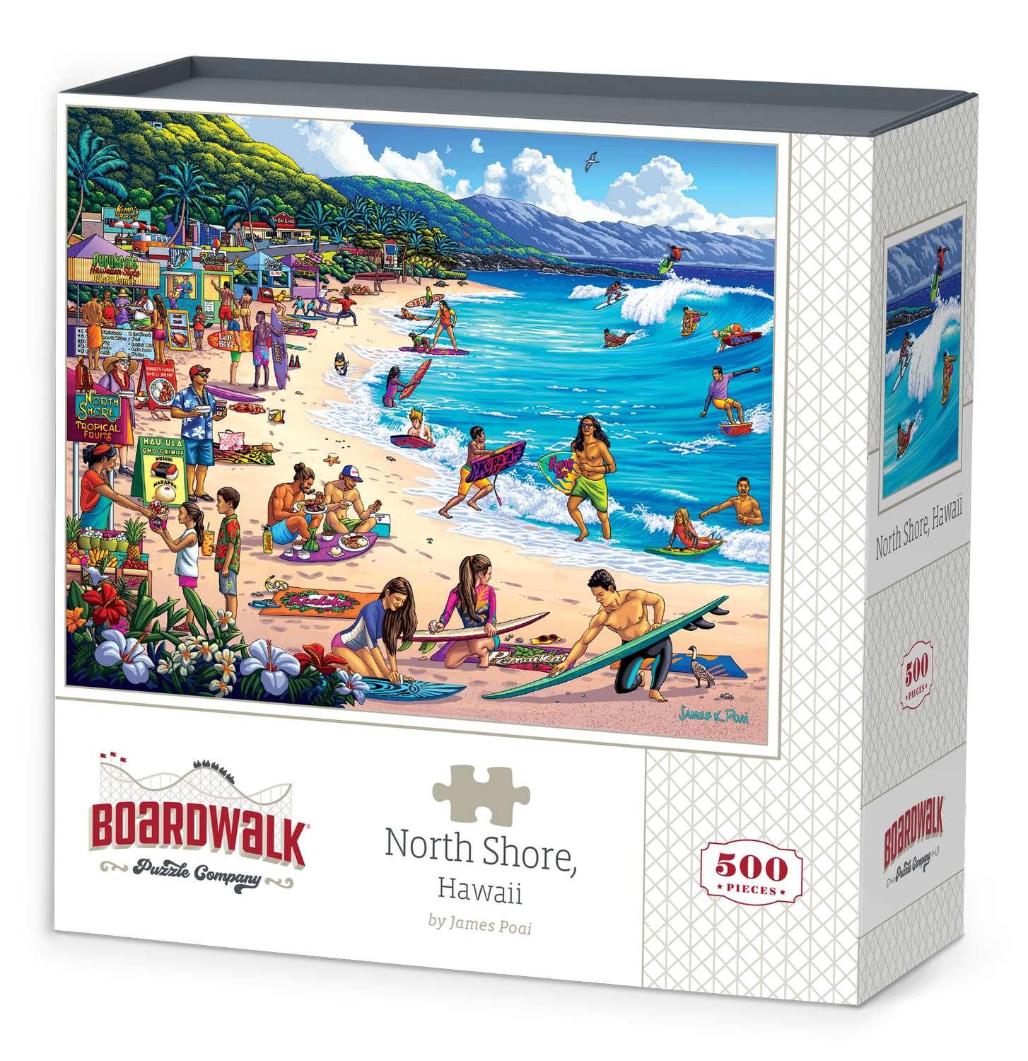 North Shore, Hawaii 500 Piece Jigsaw Puzzle by Boardwalk Puzzle Company - BIG FRENCHIES