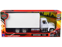 Freightliner 114SD Box Truck White "Long Haul Trucker" Series 1/32 Diecast Model by New Ray